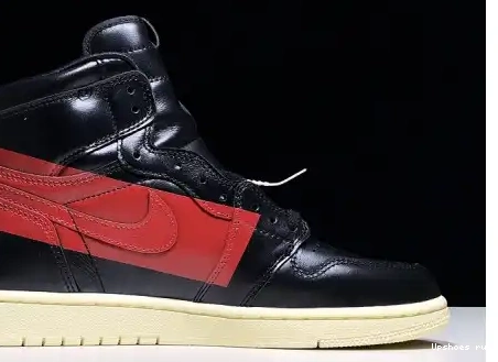 BQ6682-006 Defiant Air  1 Red Jordan Black BQ6682-006 0419